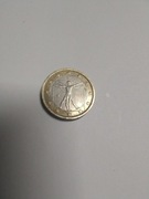 1 euro Włochy 2002