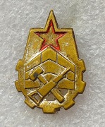 Godło rozpoznawcze Armii Czechosłowackiej lat 50. XX wieku – PTP