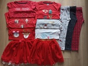 Zestaw ubrań dla dziewczynki 104-110