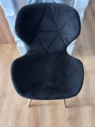 Krzesło loft skandi welurowe