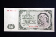 Banknot 50 zł 1948 rok seria DK Rybak stan 2 