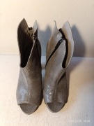 Botki skórzane letnie CARINII 