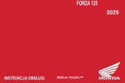 INSTRUKCJA UZYTKOWNIKA HONDA FORZA 125 NSS 125 AD 2025r j.POLSKI