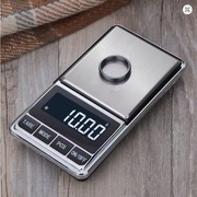 Akumulatorowa cyfrowa waga jubilerska elektroniczna mini kieszonkowa