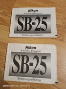Nikon SB-25 instrukcja obsługi oryginał 
