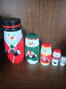 Matrioszka bałwany 5szt