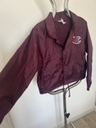 Champion Kurtka Wiatrówka Bordowa Coach Jacket Crop Vintage M