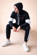 Sportowy komplet dresowy męski moda streetwear 