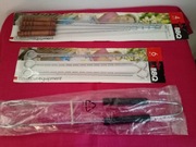 Noże i widelce ( używane)  oraz nowe akcesoria do grillowania 