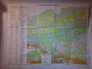 Mapa Polski - 1. Obszary chronione, 2. Regiony fizycznogeograficzne