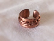 Obrączka miedziana - Miedż art.jewellery