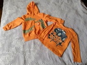 Zestaw chłopięcy bluza + koszulka z długim rękawem C&A rozm. 110