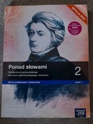 Język polski Ponad słowami 2 cz,1 Podręcznik Liceum technikum