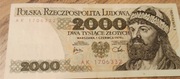 2000 zł Mieszko/Chrobry seria AK 1979