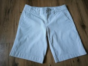 Tommy Hilfiger szorty damskie XXXS beż krem chino krótkie spodenki sztruks 
