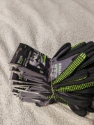 Stalco Rękawice Nylonowe Nitrile Flex Dots 9" - 10 par