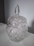 Kryształowa bomboniera _ waza _ PRL