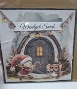 Kartka świateczna ręcznie robiona 