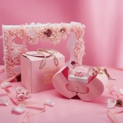 Naszyjnik Nieskończoność I Love You i Róża Walentynki Prezent 