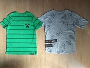 KOSZULKI CHŁOPIĘCE 2szt r. 152, 158 MINECRAFT 