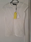 Karen Millen 36 S śmietankowy sweterek bluzka nowy z metką 