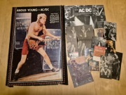 Angus Young AC/DC plakat prasowy plus wycinki