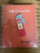 Przypinka pin Rossmann Isana żel