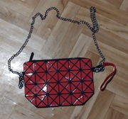 Torebka koralowa,witrażowa 