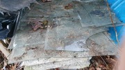 Różne rodzaje szkła blaty, połamane szkło