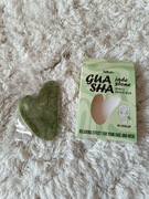 Kamień jade stone gua sha jadeitowy do masażu twarzy i szyi