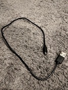 Kabel USB - microUSB 0,5 metra czarny