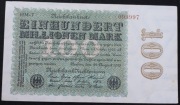 " 100 Mio.Mark 22.8.1923 Ros 106 l ....za 2,99 zl "