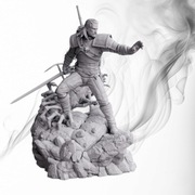 Figurka druk 3D żywica " The Witcher - F117 "- 120 mm