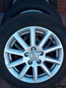 Felgi audi 16 205/60 cali opony zimowe + szpilki