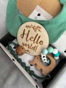 Box prezentowy, zestaw, prezent, baby shower, chrzest, narodziny