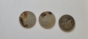 50 pfennig srebro 900 rok1876 zestaw