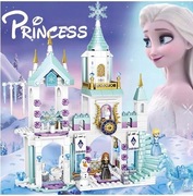 KLOCKI FROZEN KRAINA LODU ELSA ZAMEK 360 SZTUK Z POLSKI