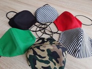 Maseczki ochronne bawełniane - rozm. M - letnie ! 