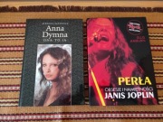 Zestaw: 1/ Perła obsesja i namiętność Janis Joplin 2/ Anna Dymna. Ona to ja