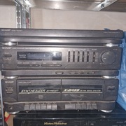 Wieża SHARP – Gramofon, Tuner, Wzmacniacz, Equalizer, Magnetofon X-BASS