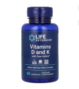 Vitamins D and K with Sea-Iodine, 60 Capsules