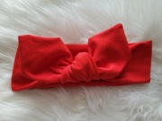 Opaski dziewczęce pin-up z kokardą Czerwony