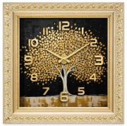 Zegar na płótnie       80x 80 cm rękodzieło z dowolna rama 