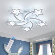 Lampa sufitowa LED 60W 3K 4,5K 6K gwiazdy 65 cm pilot biała 6700 lm dom