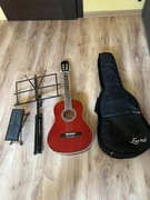 Gitara Everplay 3/4 z akcesoriami.