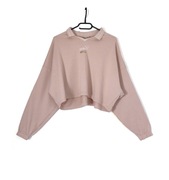 Damska Bluza Krótka Luźna Oversize Różowa Puma |R. L