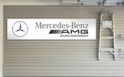 Baner plandeka Mercedes AMG 150x60cm
