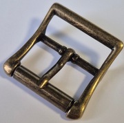 Klamra do paska torebki - brązowa