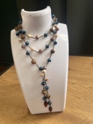 Naszyjnik ręcznie robiony na szydełku