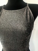 Srebrny top ramiączka bluzka